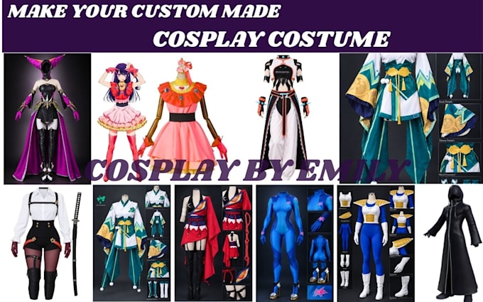 create a custom cosplay costume from your anime, mascot