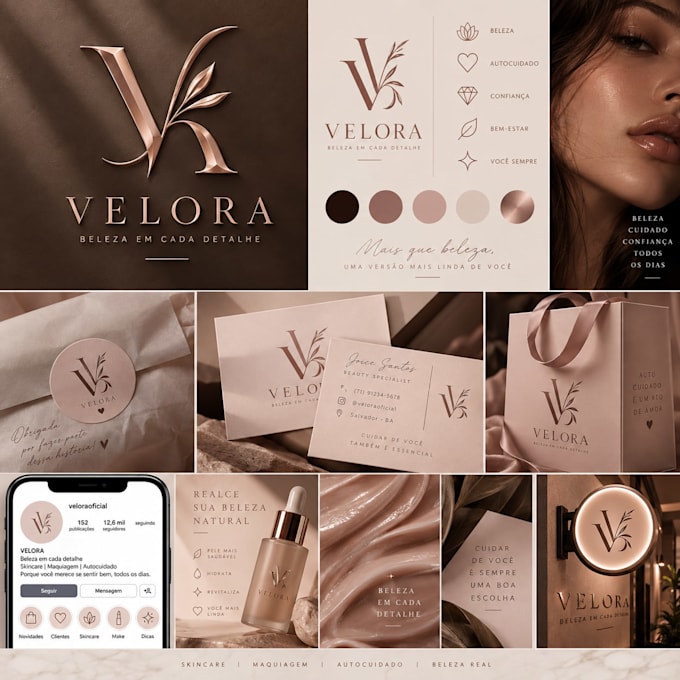 create a professional logo and brand identity