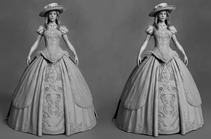3d character modeling, 3d sculpting, game character in blender
