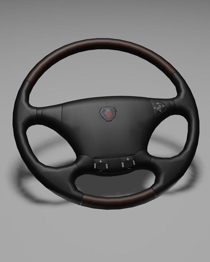 create low poly and mid poly vehicle models