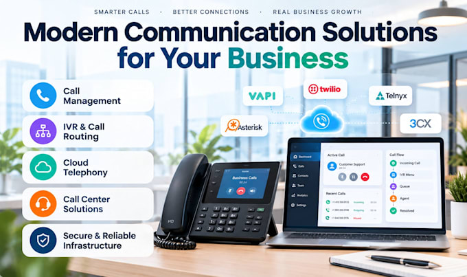 setup voip sip trunk vapi twilio pbx vicidial asterisk freepbx telnyx telephony