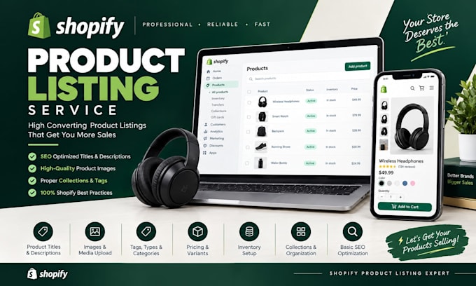 be your shopify product listing assistant