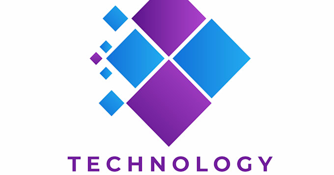 design a professional technology IT startup logo