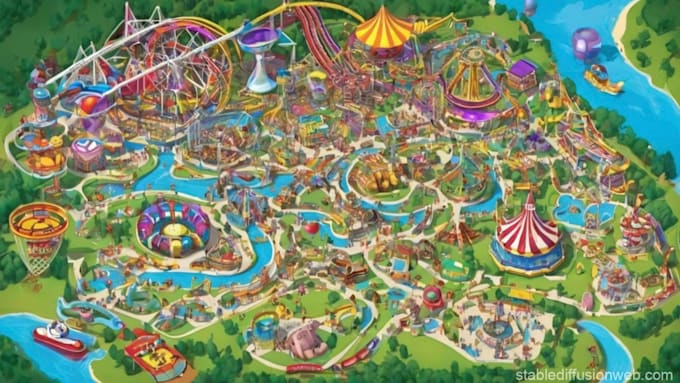 design a custom vector map,  event map and map illustration
