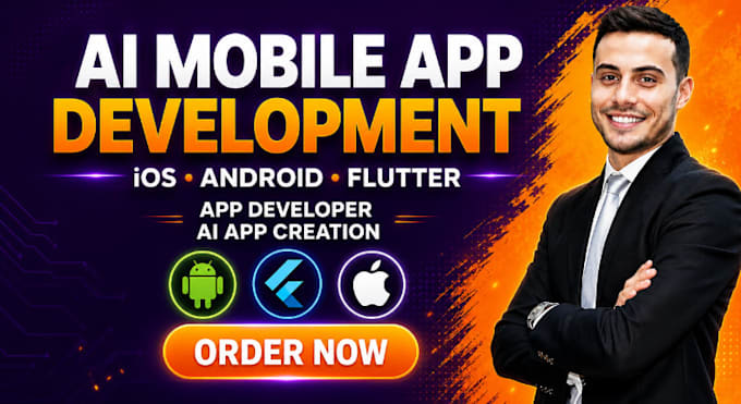 do ai mobile app development ios android flutter app developer ai app creation