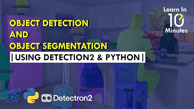 do object detection image classification and  segmentation using python