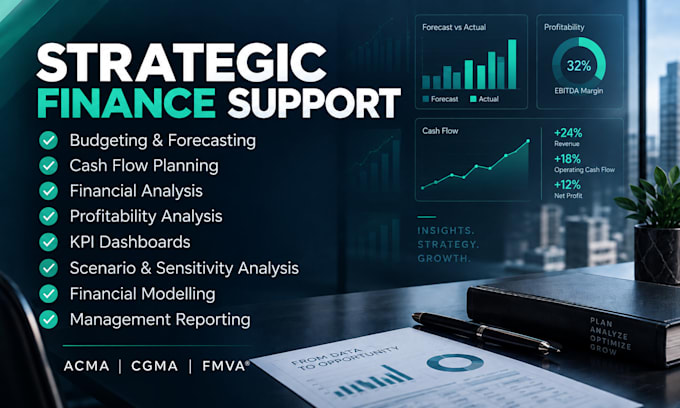 provide fractional cfo services and financial strategy