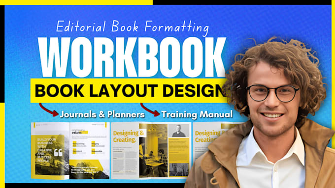 design workbook, training manual, print ready book interior formatting for kdp