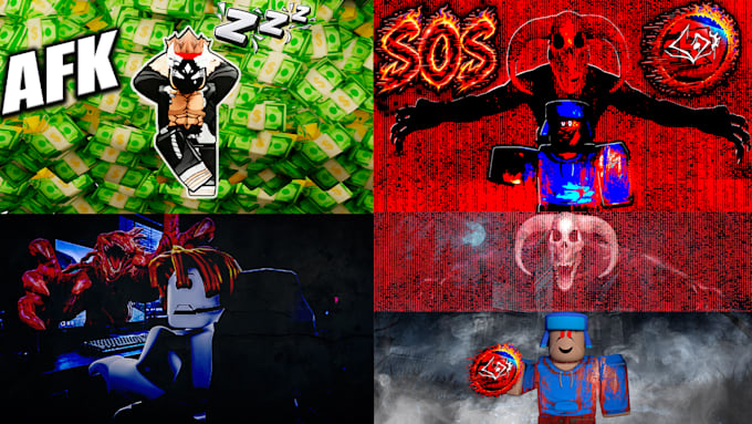 design roblox youtube thumbnails