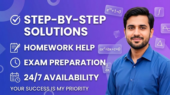 be your expert online math tutor for algebra calculus