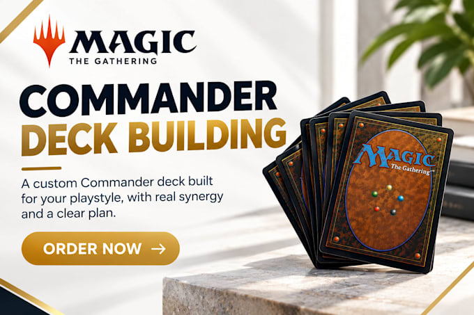 build a powerful mtg magic the gathering commander deck