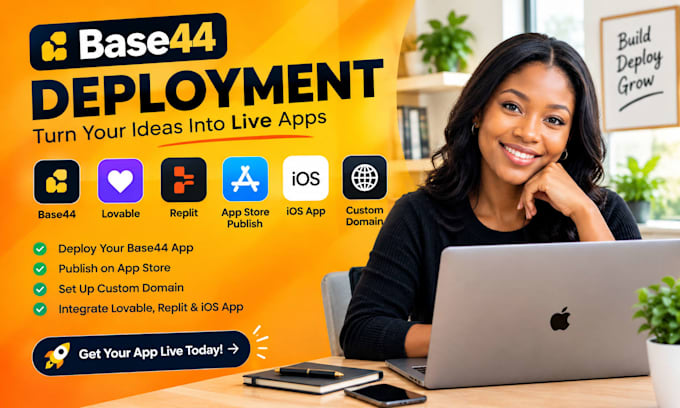 base44 deployment base44 app store publish custom domain lovable replit ios app