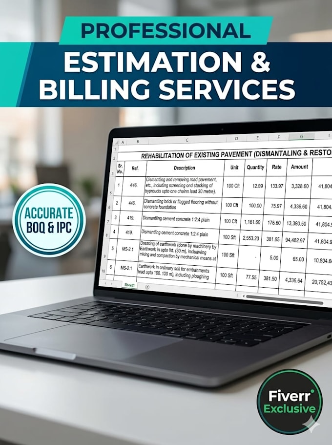 do quantity surveyor construction estimation and excel billing and boq