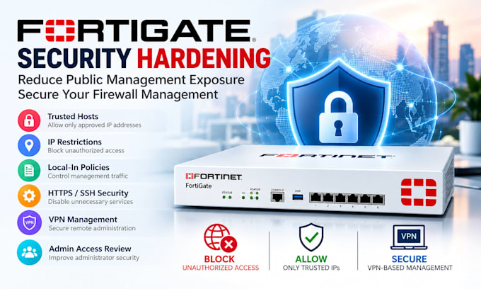 secure and harden your fortigate firewall management access