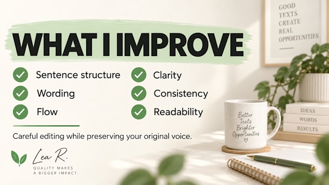 professionally edit and improve your german text