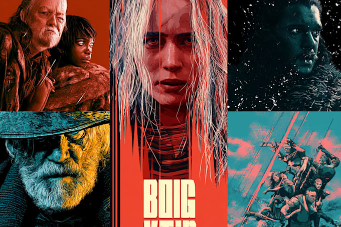 make a cinematic movie and event poster design