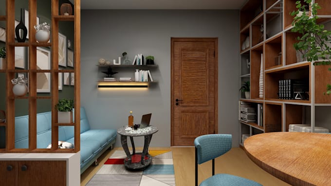 design your living room with a sleeping area
