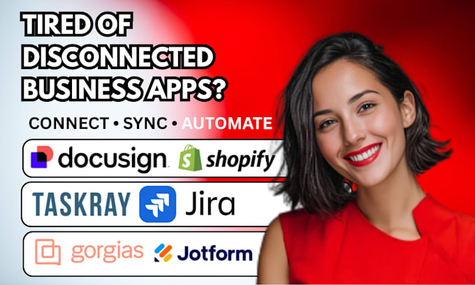 integrate mission control taskray jira jotform docusign shopify gorgias hubspot