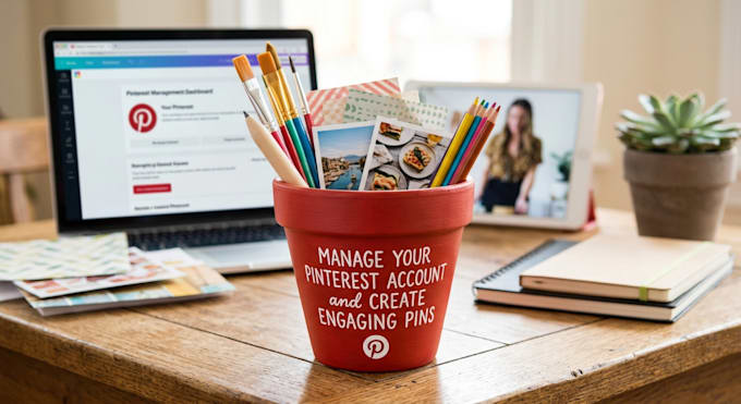manage your pinterest account and create engaging pins