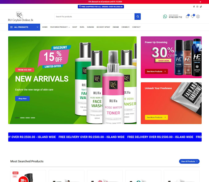 design a professional e commerce website with wordpress and woocommerce