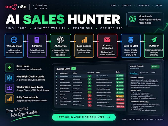 build custom n8n ai automation and ai agent workflows