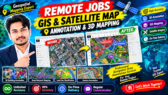 professional proven gis geospatial satellite map annotation dm for proofs