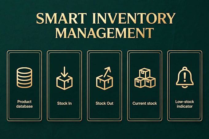 create a custom excel inventory and invoice management system
