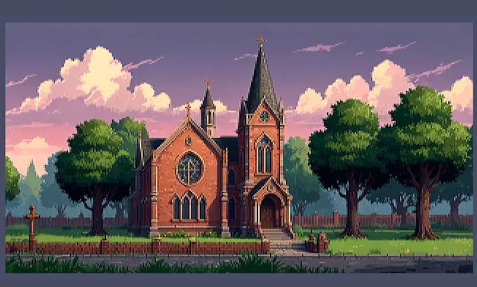 2d pixel art background pixel scenes, environment, landscape game art animation
