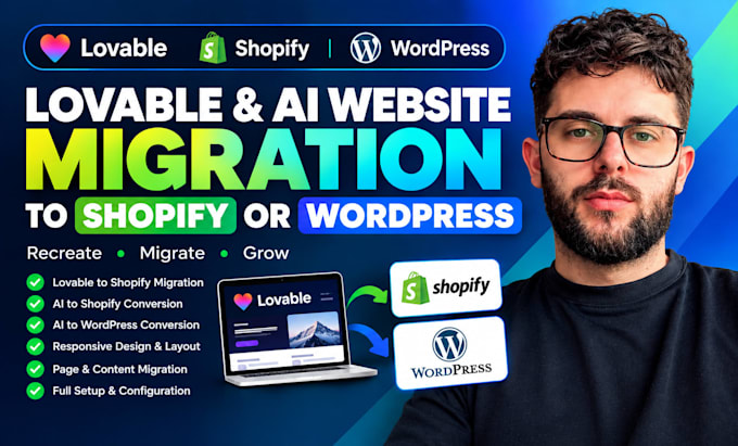 do lovable to shopify website migration any ai website to wordpress website