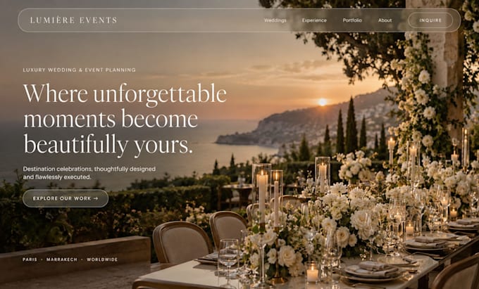 build wix wedding planner website wix event planning consultation booking