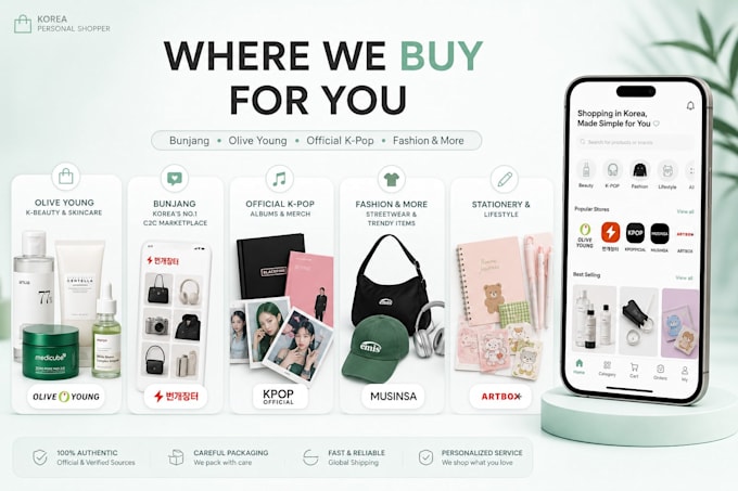 be your personal shopper in korea