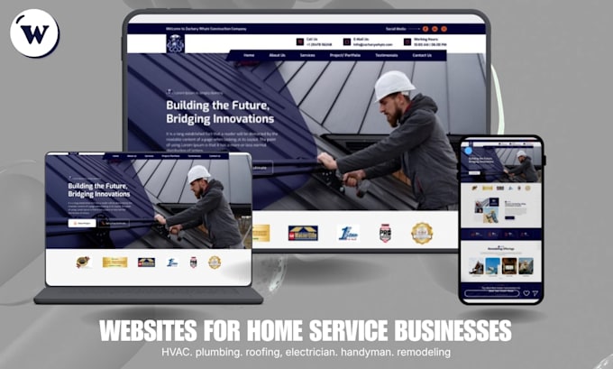 build hvac website handyman website remodeling website wix contractor website