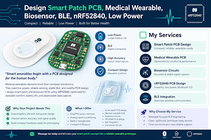 design biosensor pcb medical pcb electrochemical sensor ble ecg ppg low power