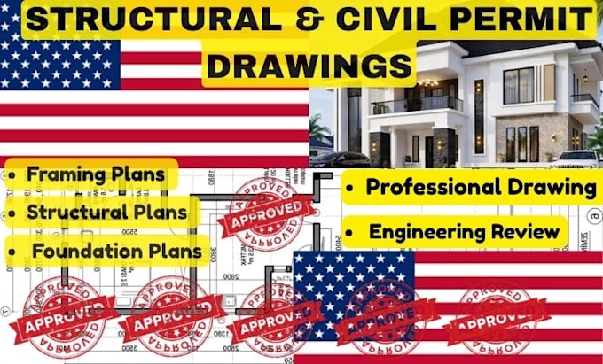structural engineer permit drawing engineer stamp for florida ok MD illinosis