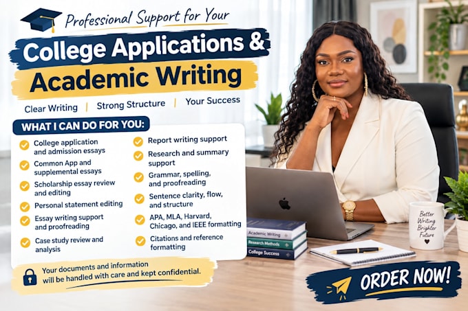 edit college application, common app, scholarship essay and personal statement