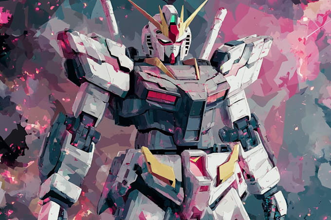 make character illustration and robot art