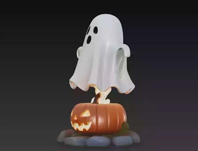 unique halloween lantern,3dprint tabletop decor, pumpkin display, figurine model