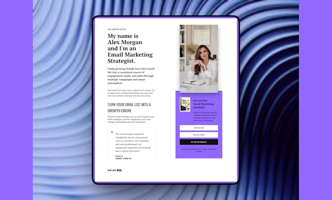 setup convertkit newsletter kit landing page email sequence kit automation