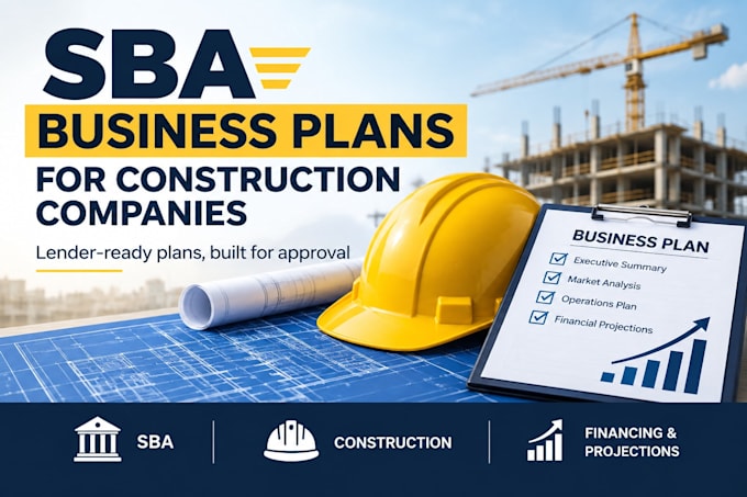 a construction company business plan for sba financing