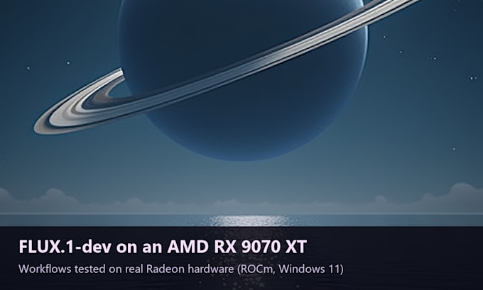 build a custom comfyui workflow or fix your amd radeon comfyui setup