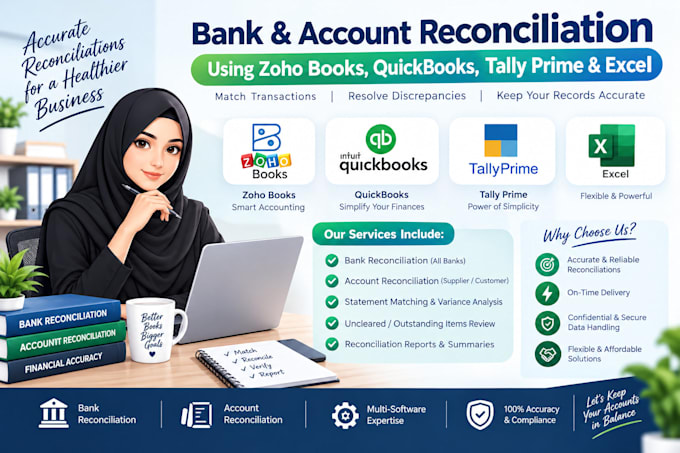do bank reconciliation and account reconciliation