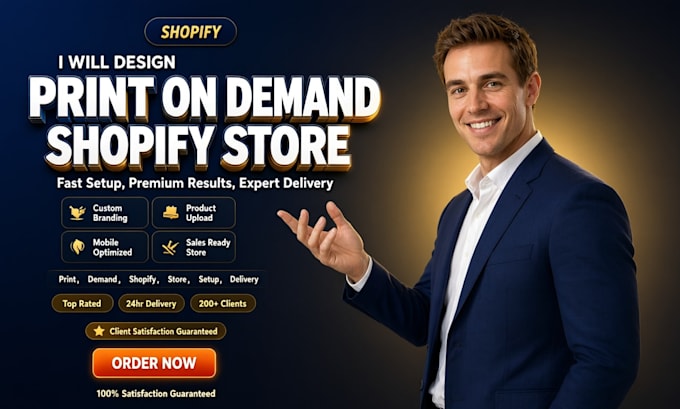 build a print on demand shopify store with printful and printify setup
