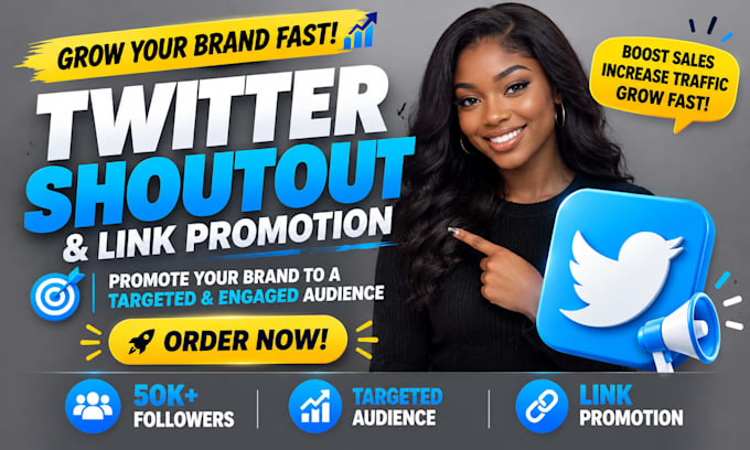 promote your website link with twitter posts to a targeted audience