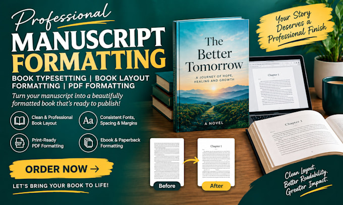 manuscript formatting book typesetting book layout formatting pdf formatting