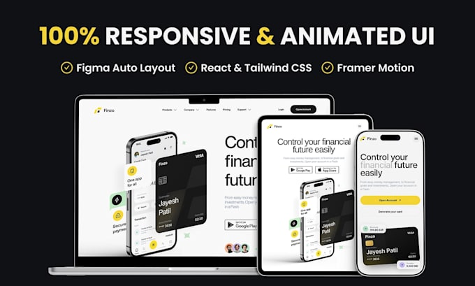 design and develop a high converting mobile app landing page