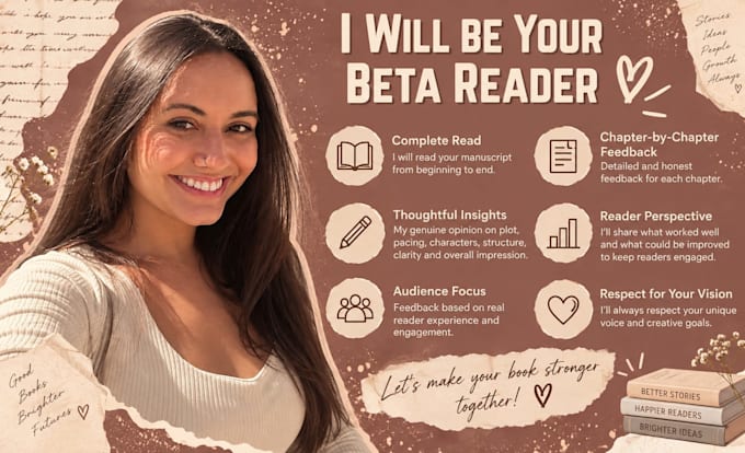 beta read and give feedback and critique