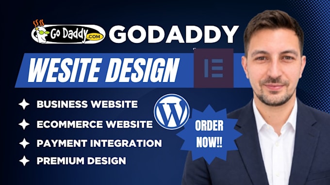 build godaddy website design godaddy website redesign godaddy development