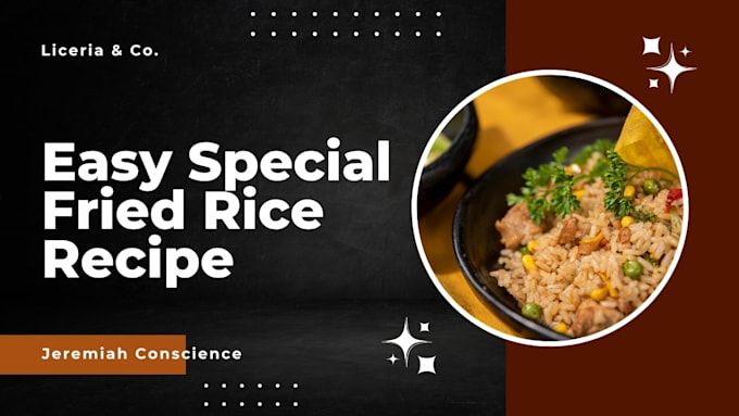 write delicious and professional food recipes for you