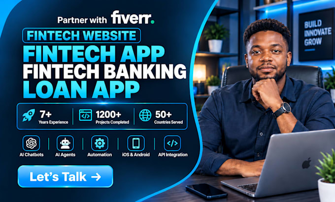 design a fintech website fintech app fintech banking loan app