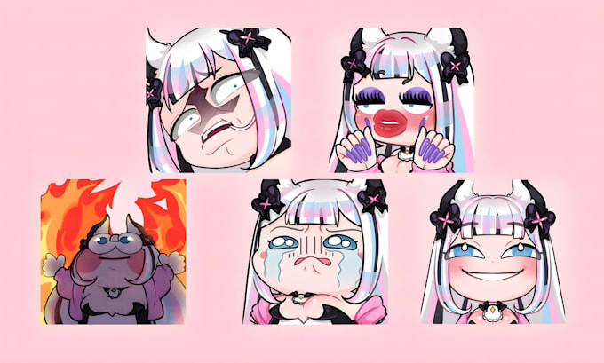 do custom twitch emotes chibi emotes animated emotes vtuber emotes twitch